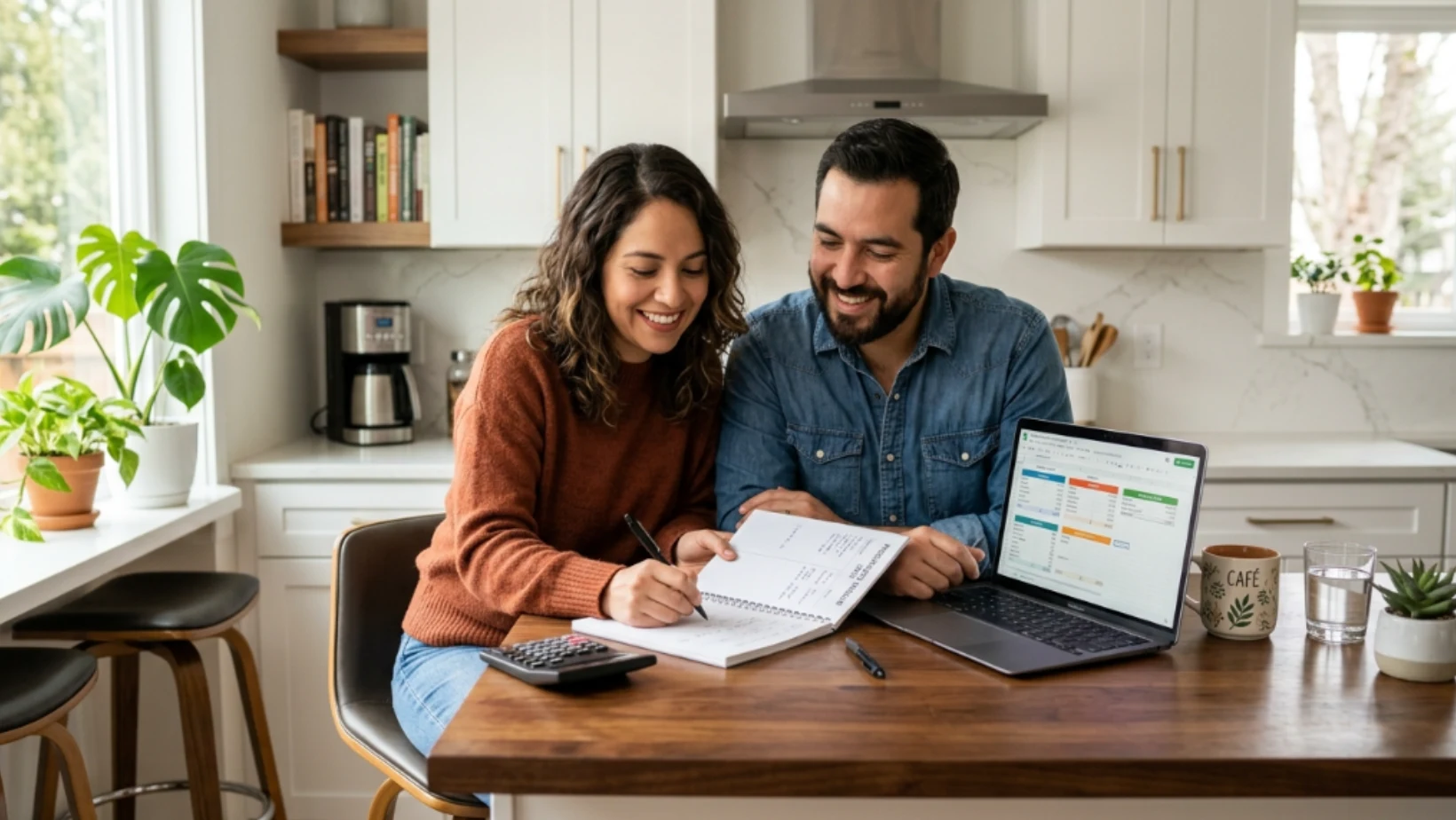 Family improving financial health in El Paso through budgeting and planning