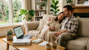 Couple finding financial relief with a loan to pay bills in El Paso