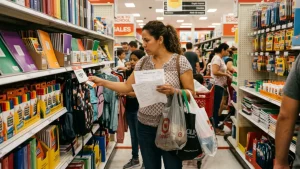Parent managing school shopping expenses with personal loans in El Paso