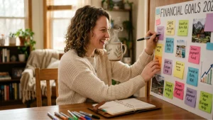 Woman staying motivated while improving financial health in El Paso